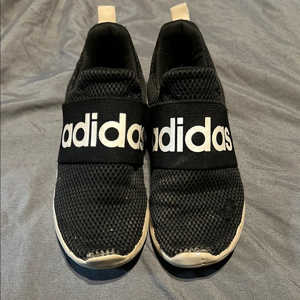 Adidas Kids Black Slip-On Shoes